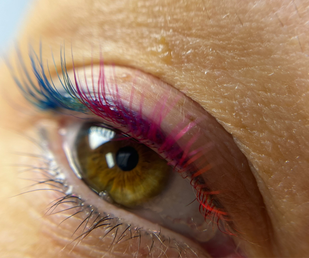 Цветное ламинирование ресниц