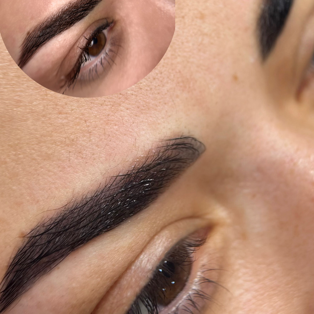 Коррекция бровей