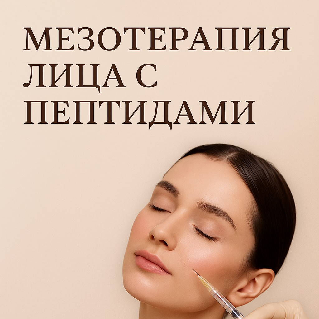 Мезотерапия с пептидами, аминокислотами, гиалуроновой к-той (Италия)