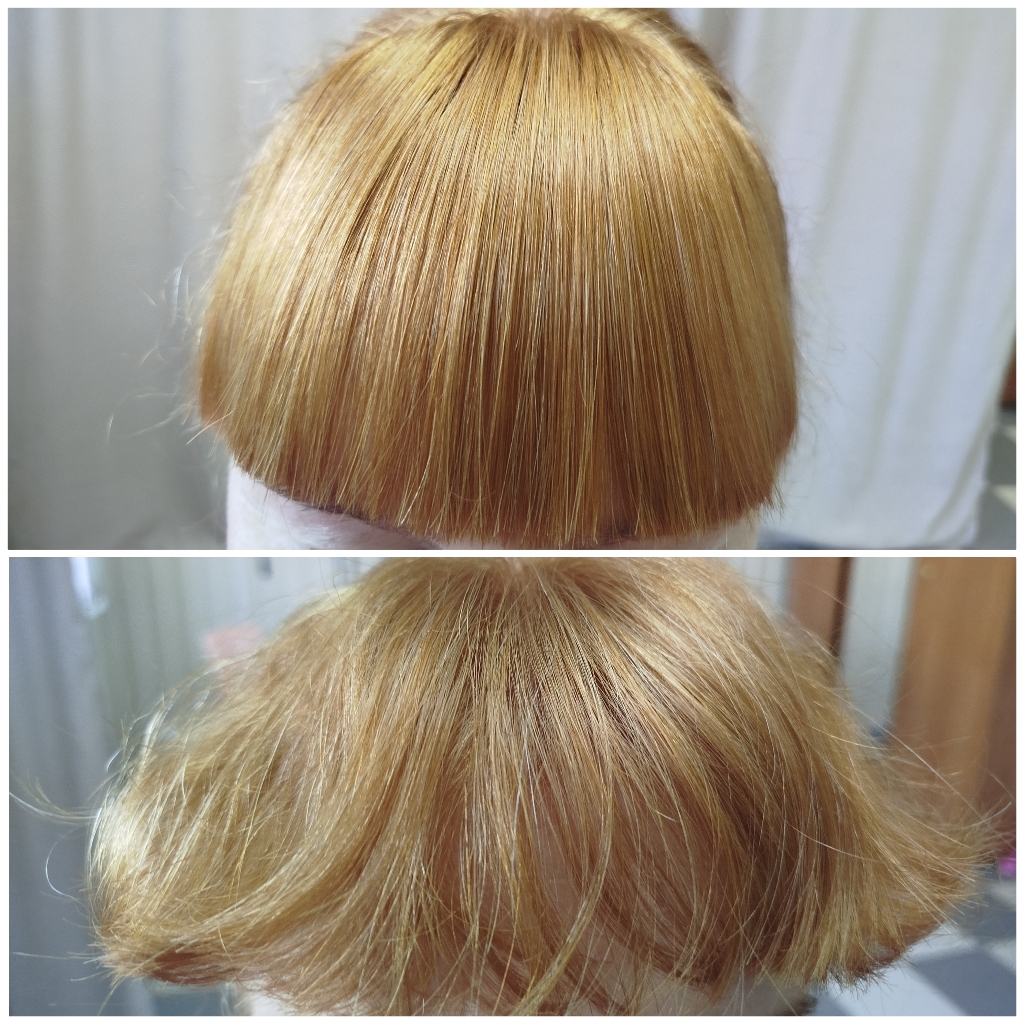 Выпрямление челки