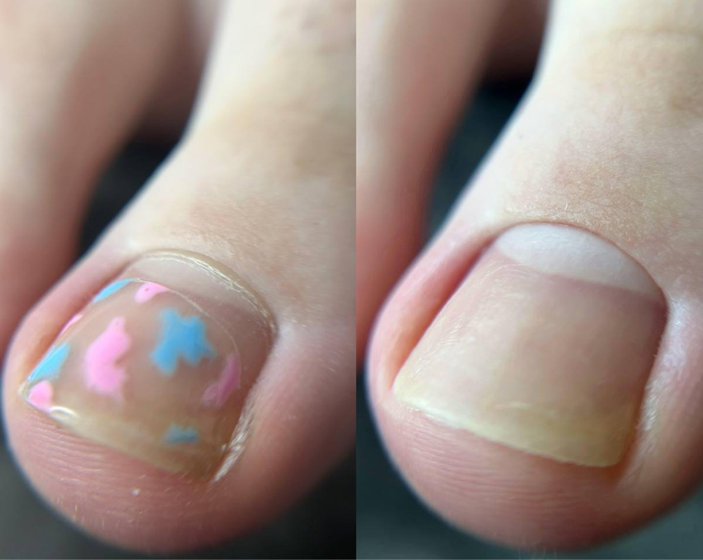 Педикюр (пальчики без покрытия)