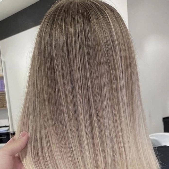 Сложное окрашивание. Волосы до лопаток (Аир-тач, колорирование волос)