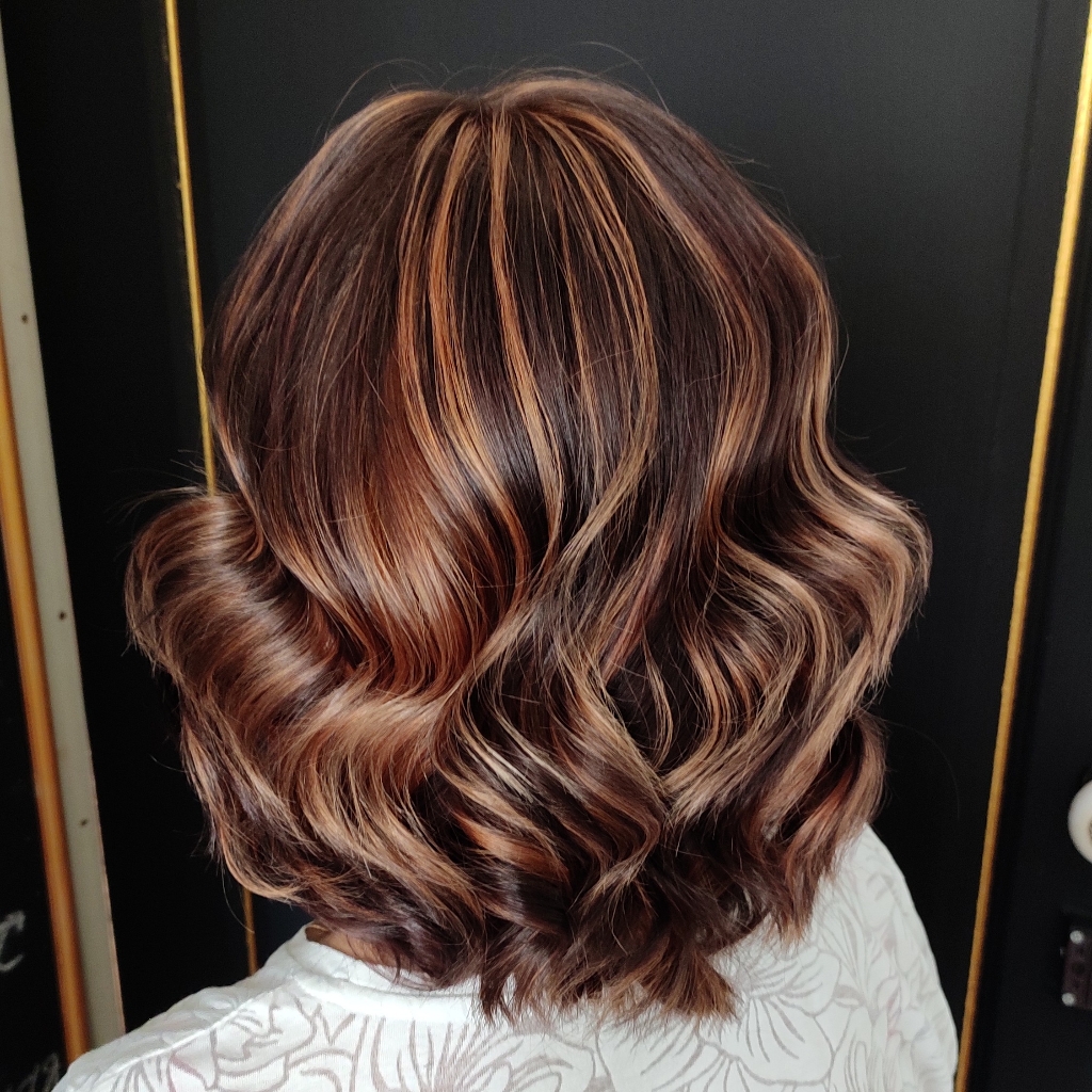 сложное окрашивание средняя длина