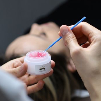 Снятие наращенных ресниц (работа другого мастера)