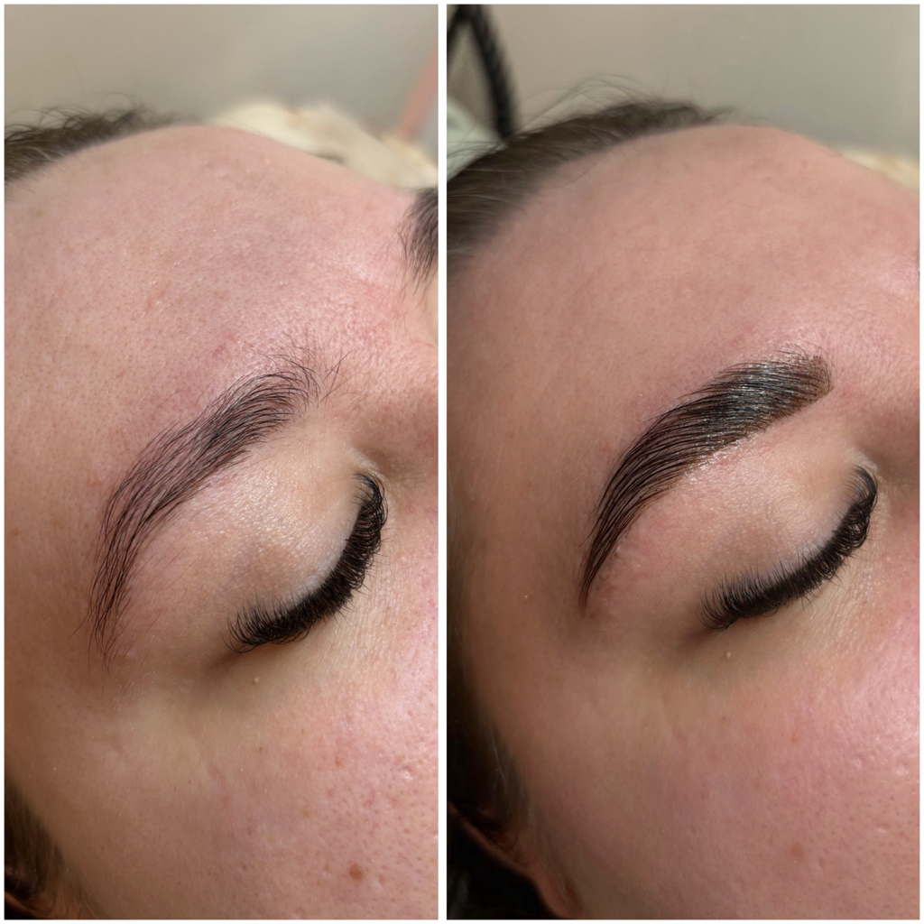 Долговременная укладка бровей-окрашивание-коррекция