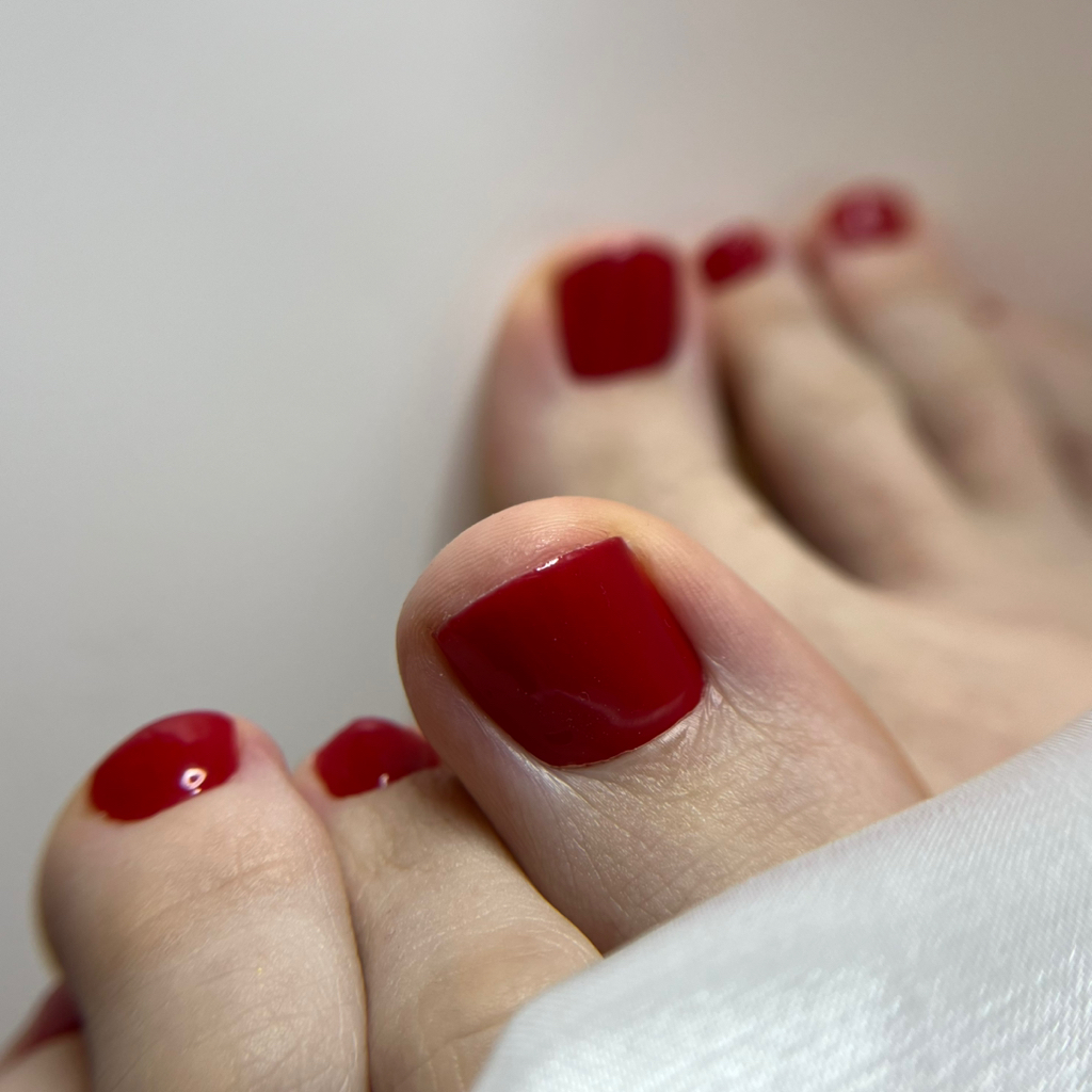 Педикюр с покрытием (полный)