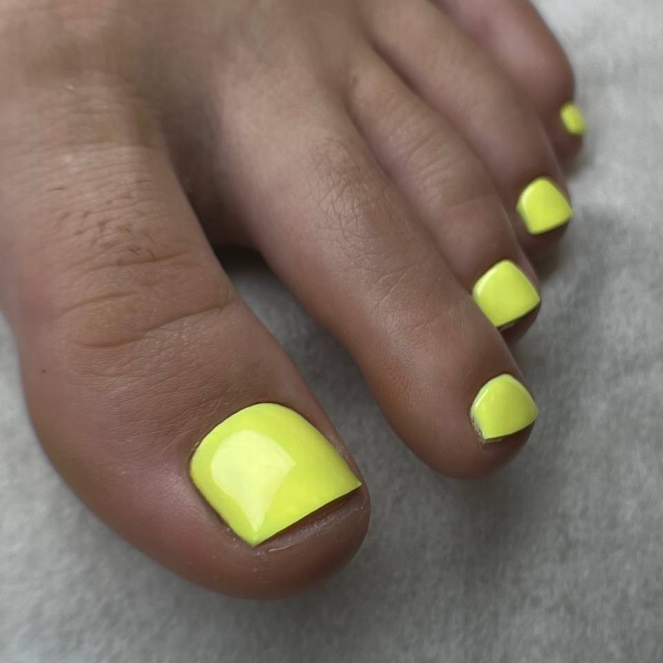 Педикюр без стопы с покрытием