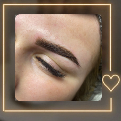 Перманентный макияж бровей