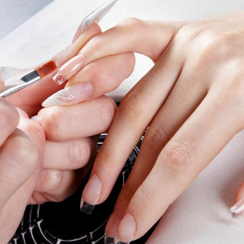 Наращивание 1 ногтя