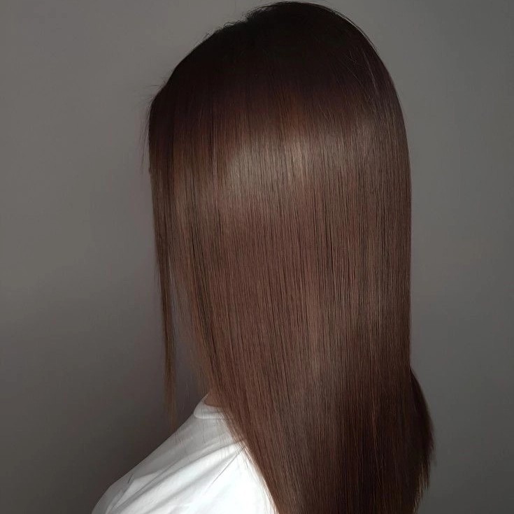 Окрашивание волос в 1 тон.Волосы до лопаток