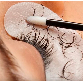 Снятие ресниц чужой работы с последующим наращиванием