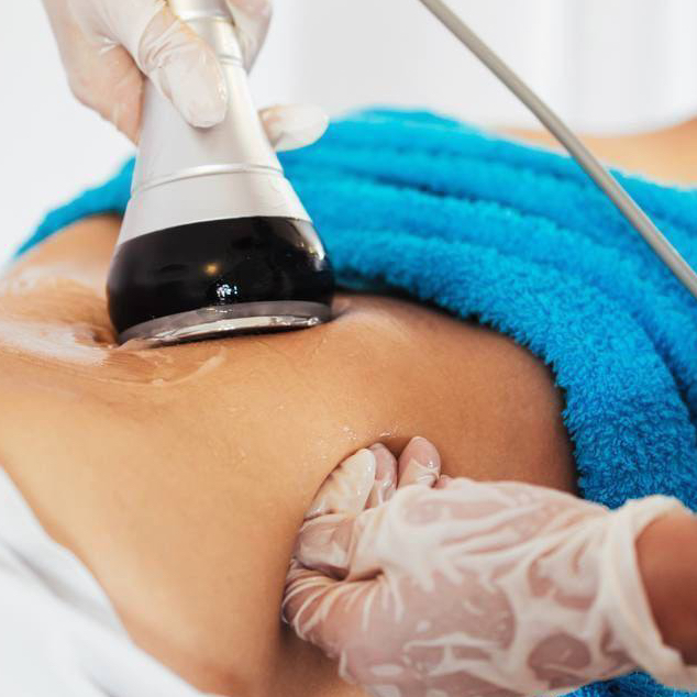 Кавитация живот, бока