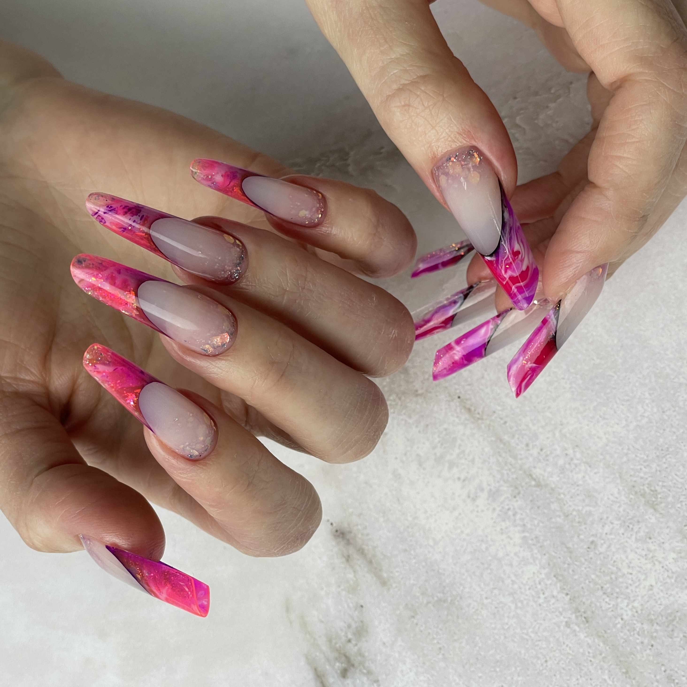 Наращивание ногтей L-XL