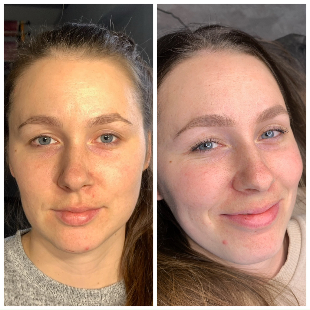 (Коррекция) Перманентный макияж бровей