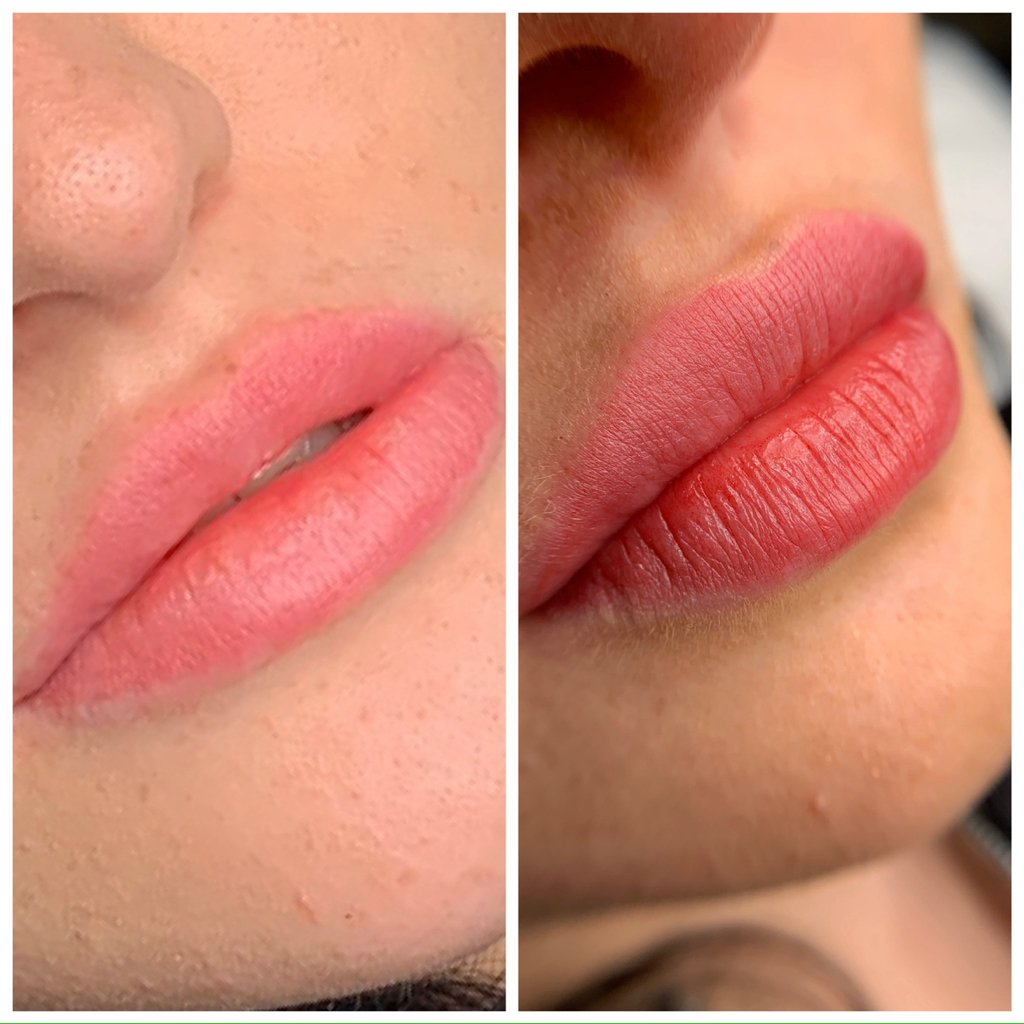 (Первичная процедура) Перманентный макияж губ