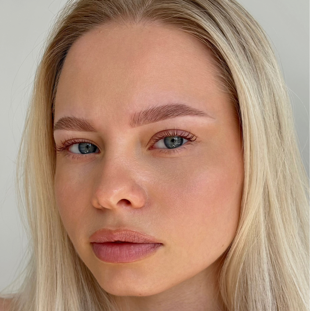 Полное оформление бровей