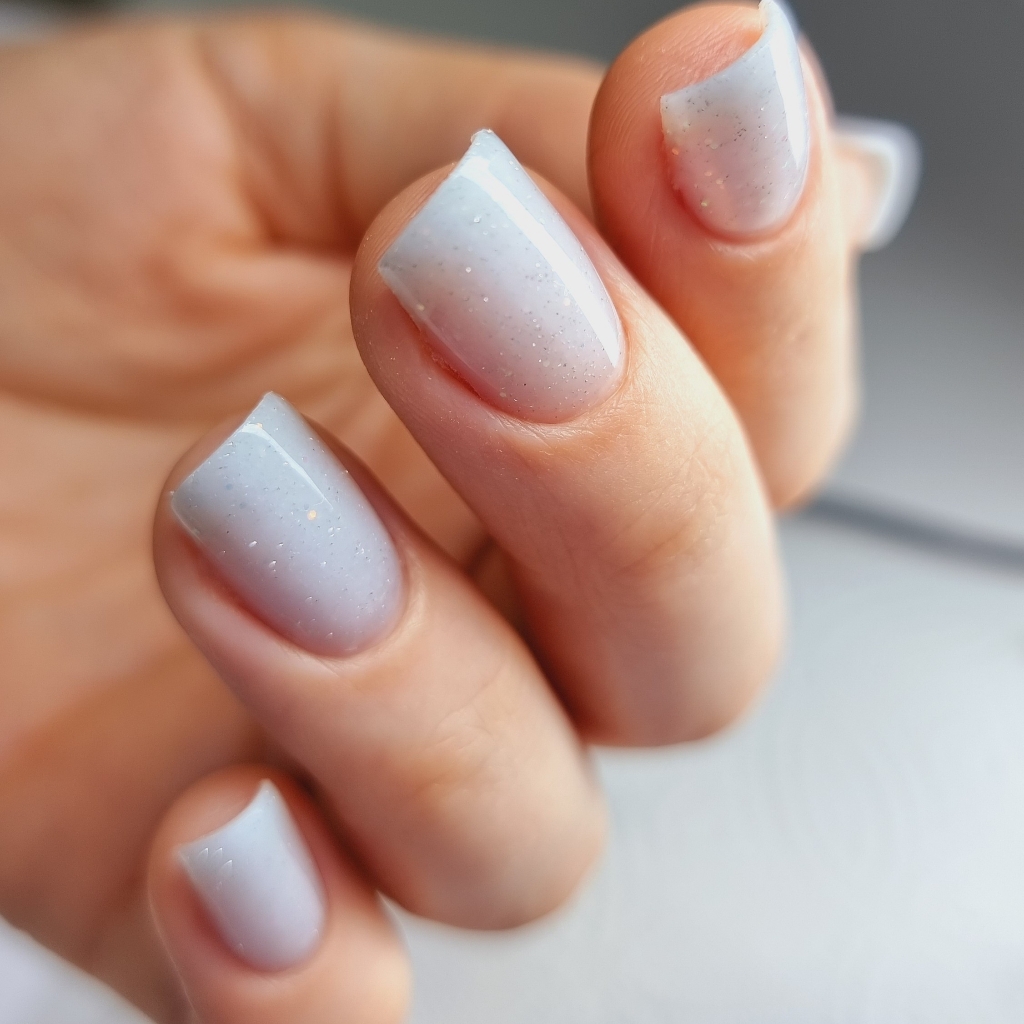 маникюр+цветная база