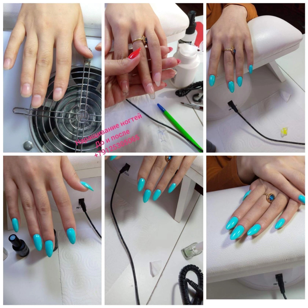 Наращивание ногтей ( после курсов )