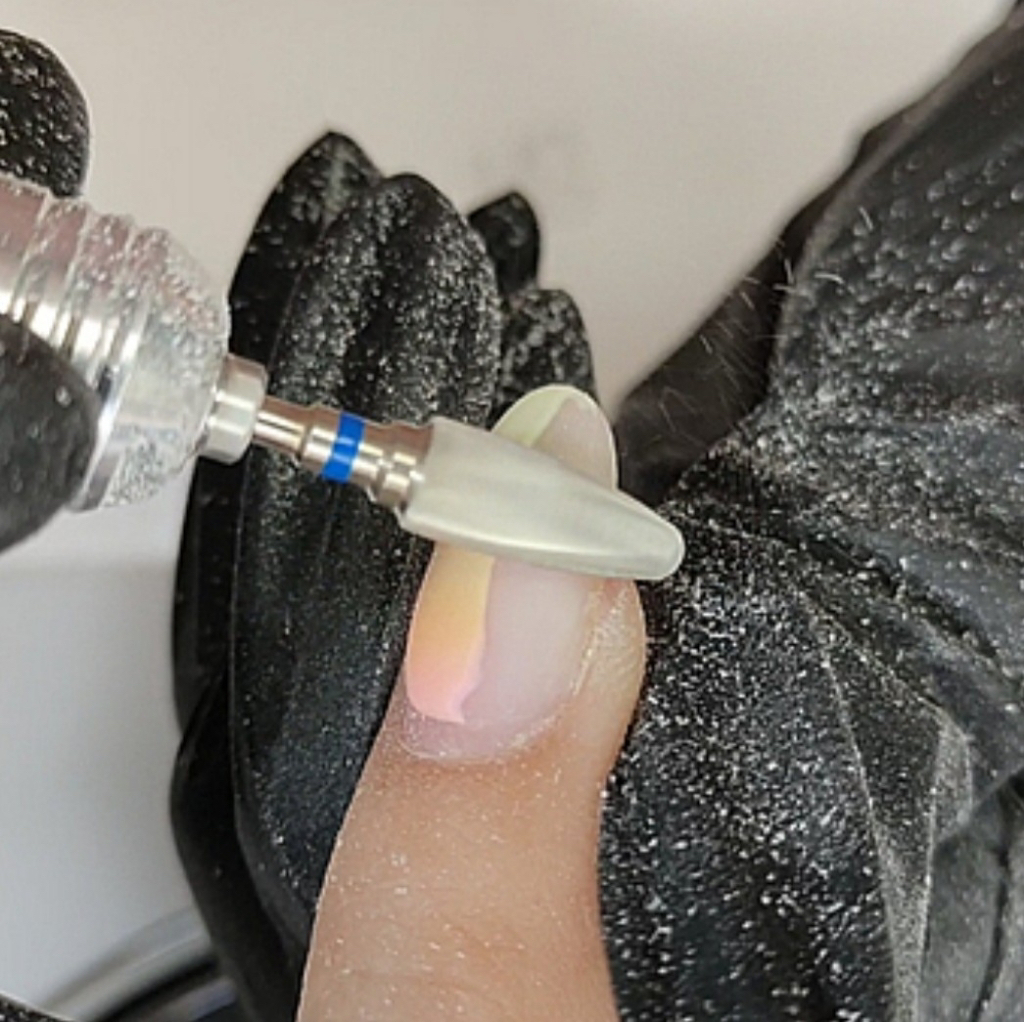 Снятие гель-лака + опил формы