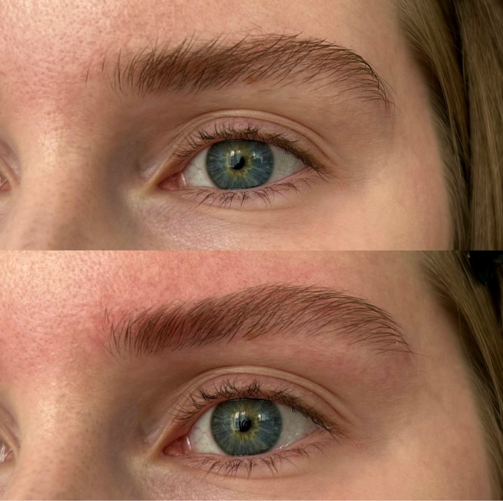 Коррекция бровей