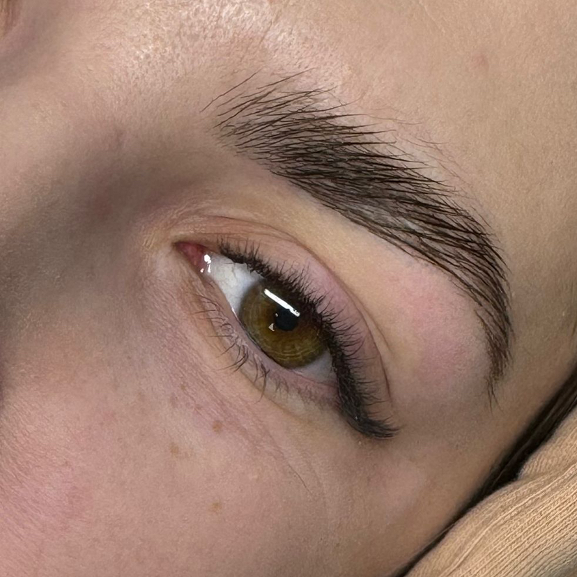 LED наращивание ресниц в объёме 2D