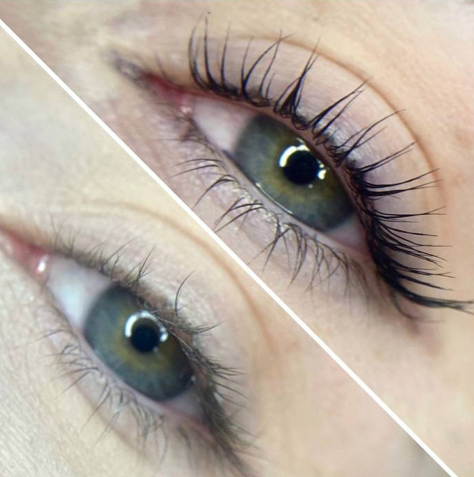 Ламинирование, окрашивание и ботокс для ресниц