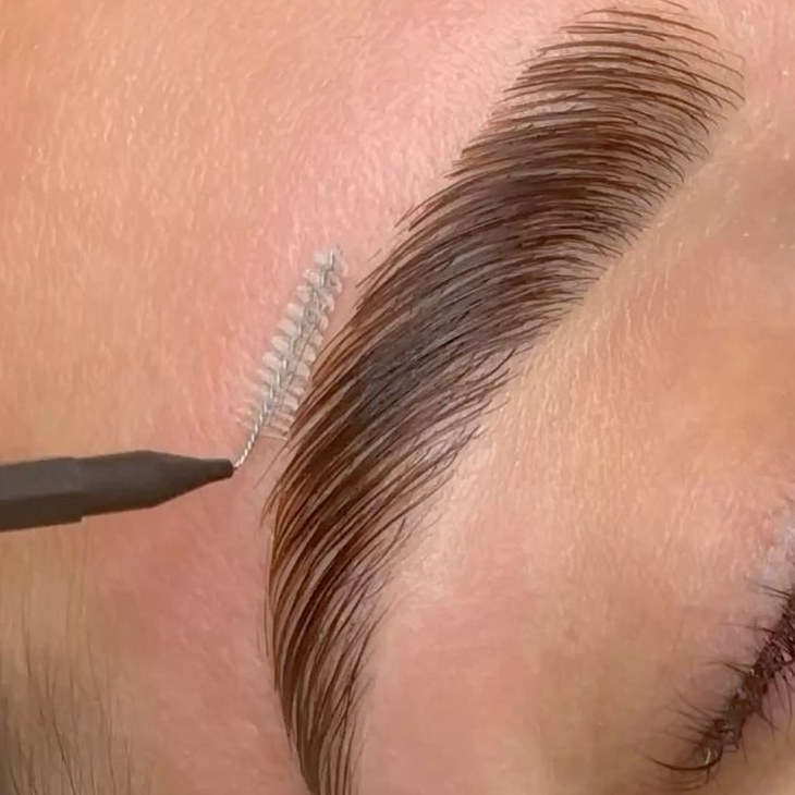 Долговременная  укладка  +  (коррекция+окрашивание+уход)