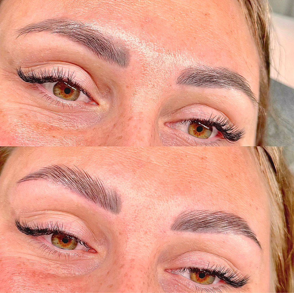 Долговременная укладка бровей, моделирование по форме, коррекция, уход (без окрашивания)