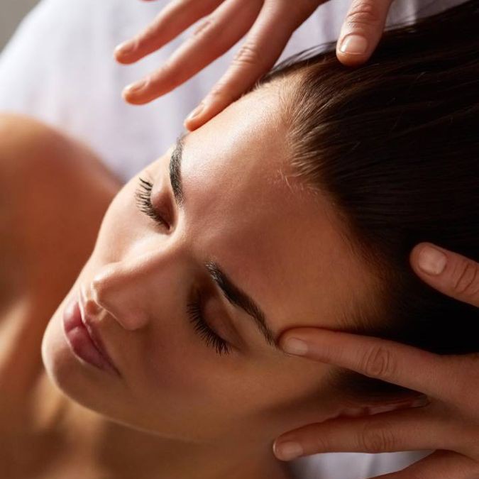 Массаж головы