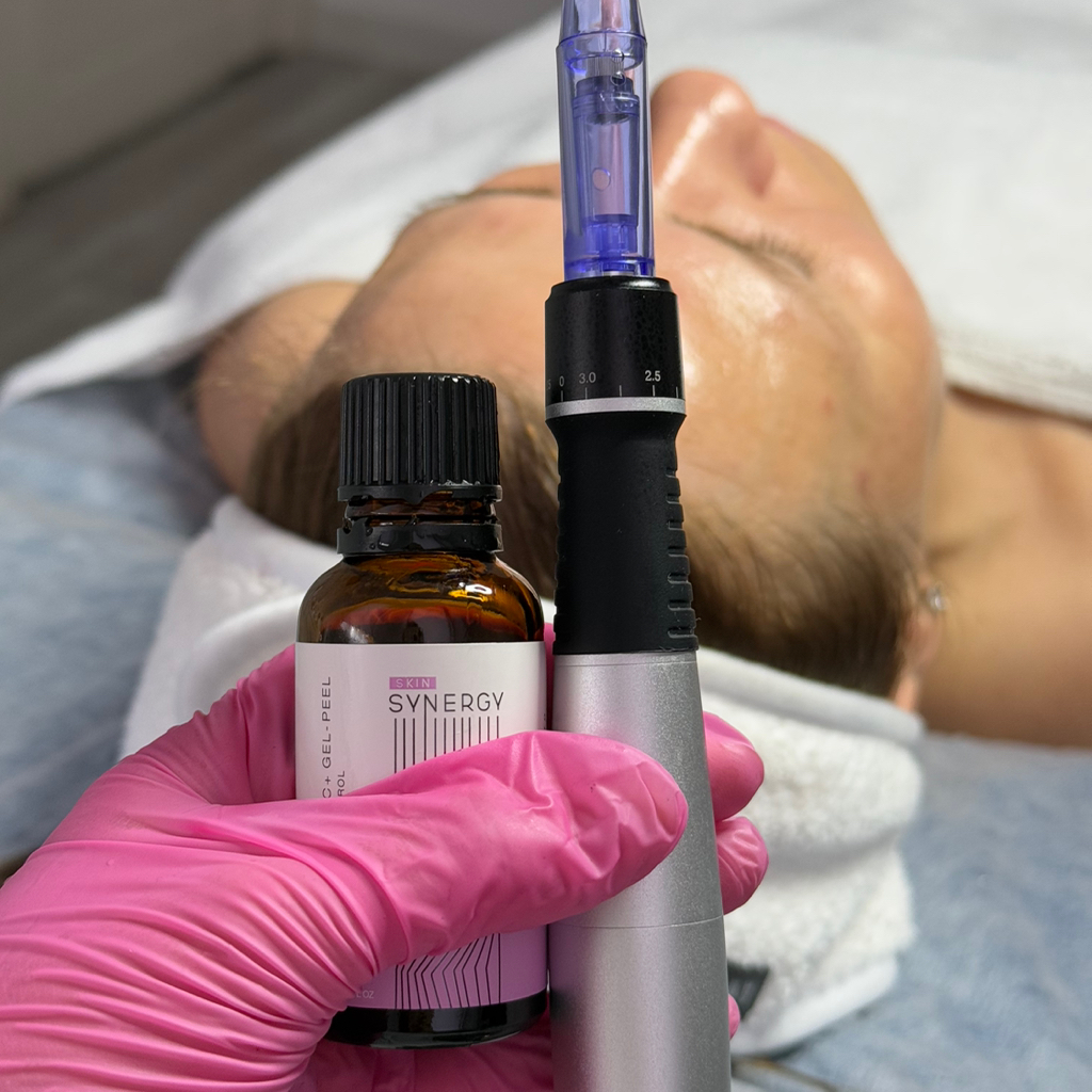 Миофасциальный массаж + пилинг+ фракционная мезотерапия