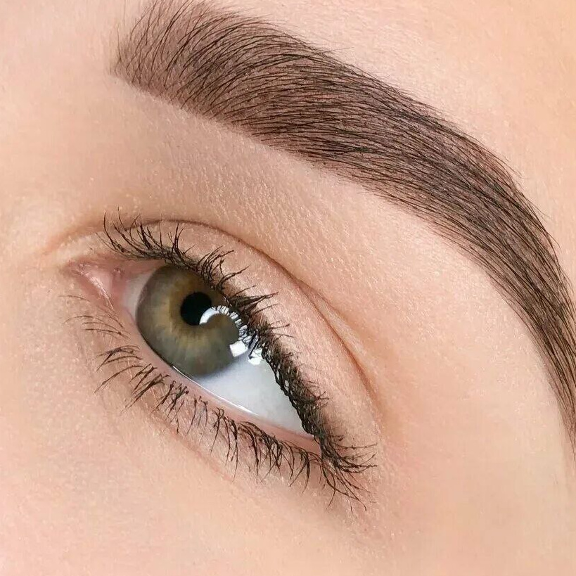 Моделирование бровей хной (коррекция + окрашивание)