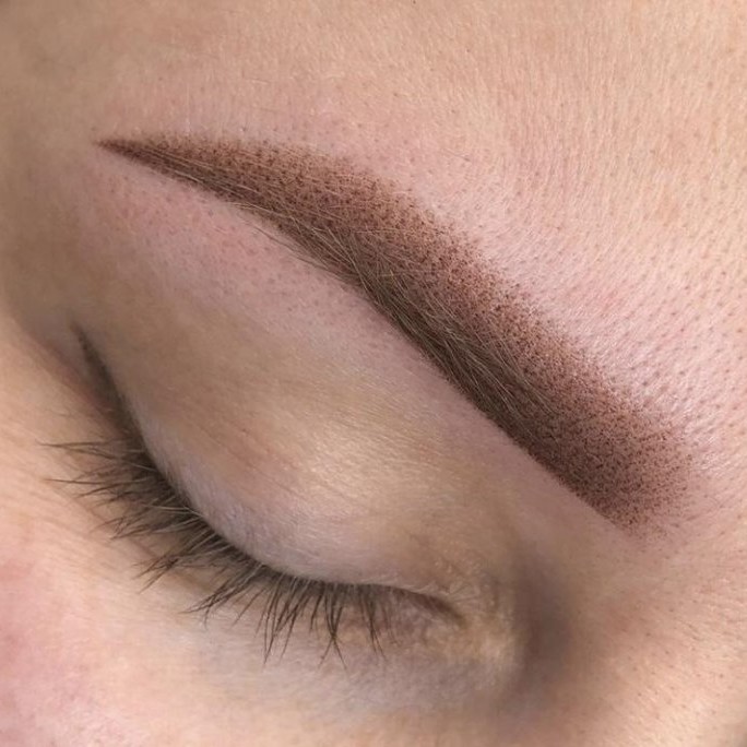 Перманент бровей (пудровое напыление)