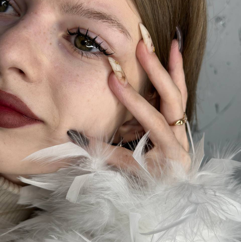 Наращивание ресниц Аниме эффект