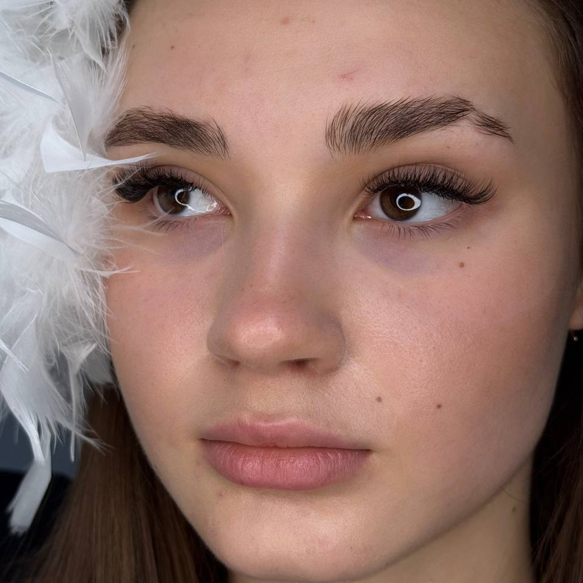 Наращивание ресниц 2д