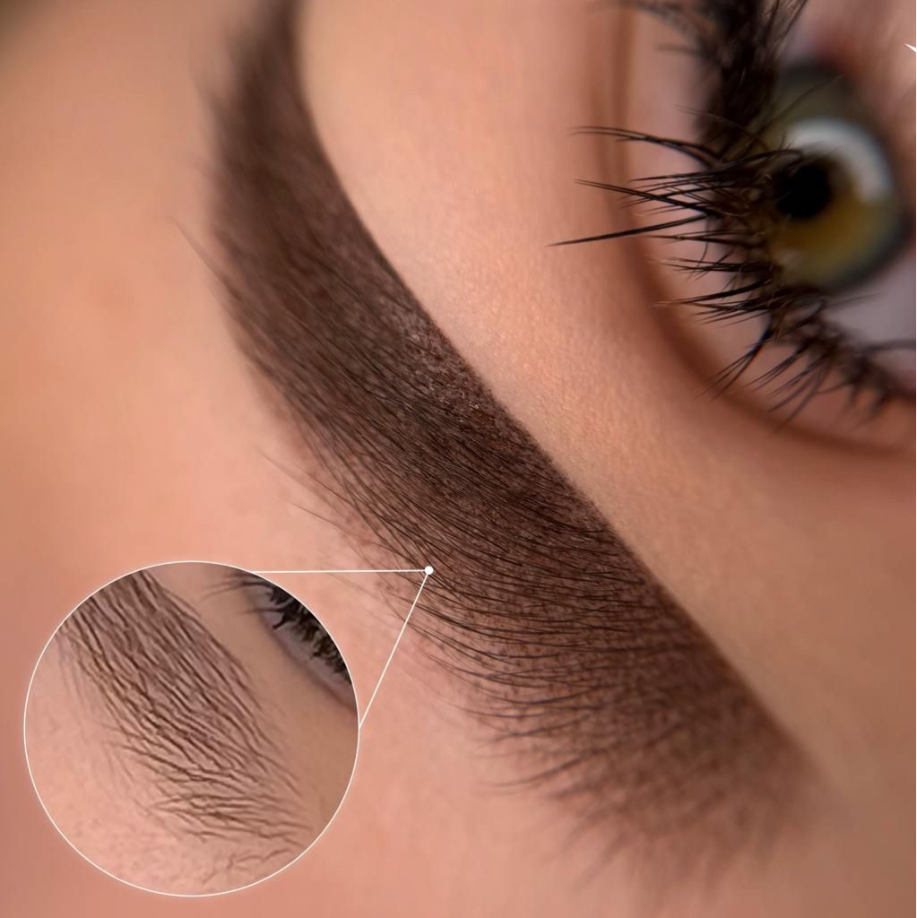 Пудровое Напыление Бровей Перманентный макияж