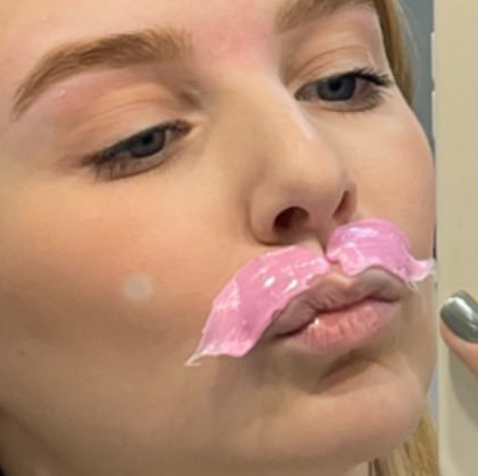 Ваксинг одной зоны лица