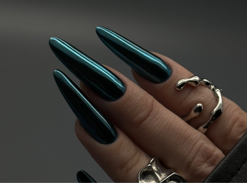 Маникюр с покрытием (ДЛИННЫЕ ногти) однотон