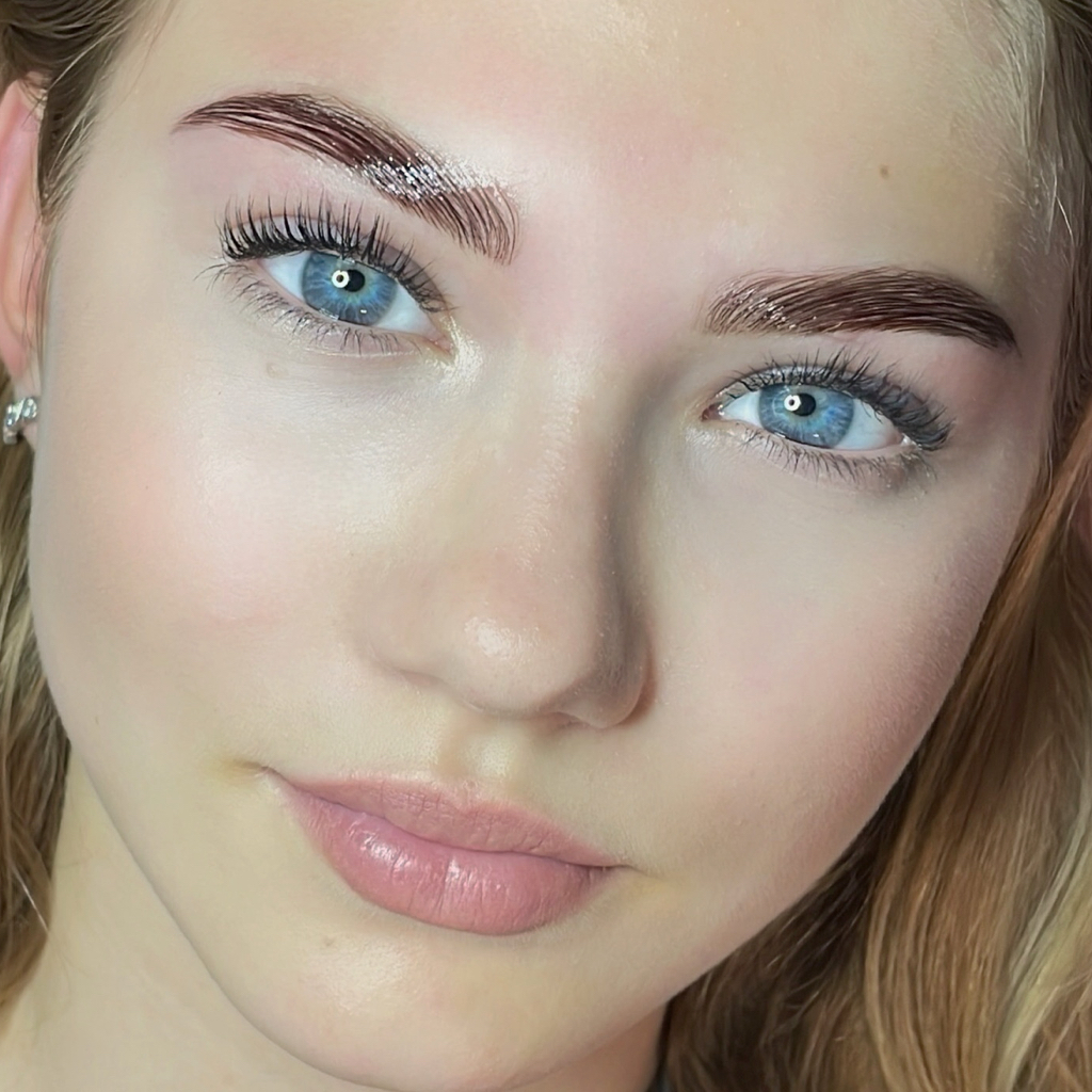 Коррекция+окрашивание бровей