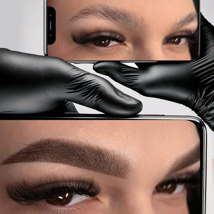 Архитектура и окрашивание бровей