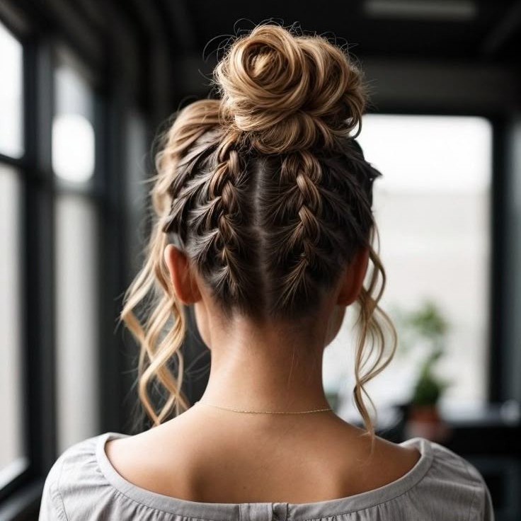 Плетение косичек