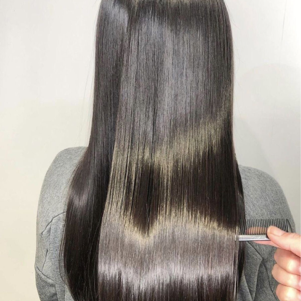 Кератиновое выпрямление волос