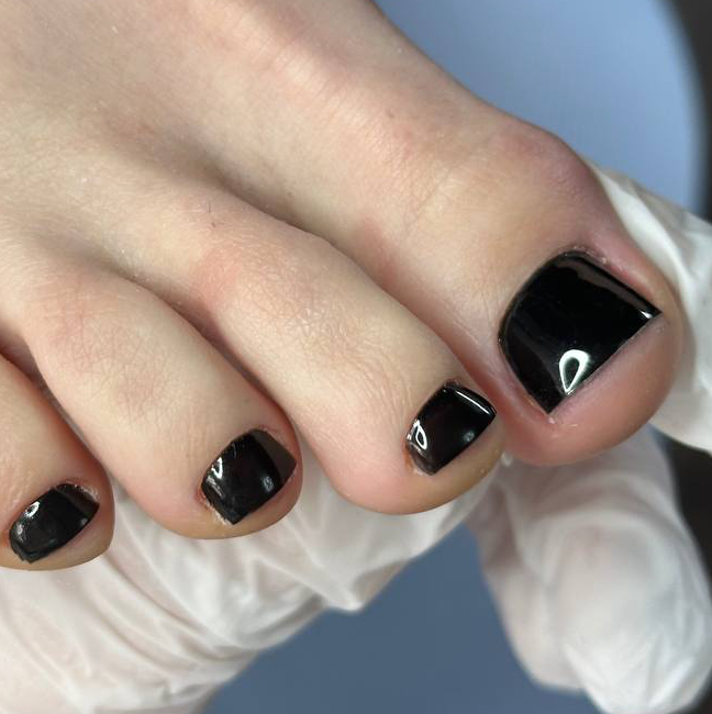 Педикюр. Пальчики. Покрытие гель лак