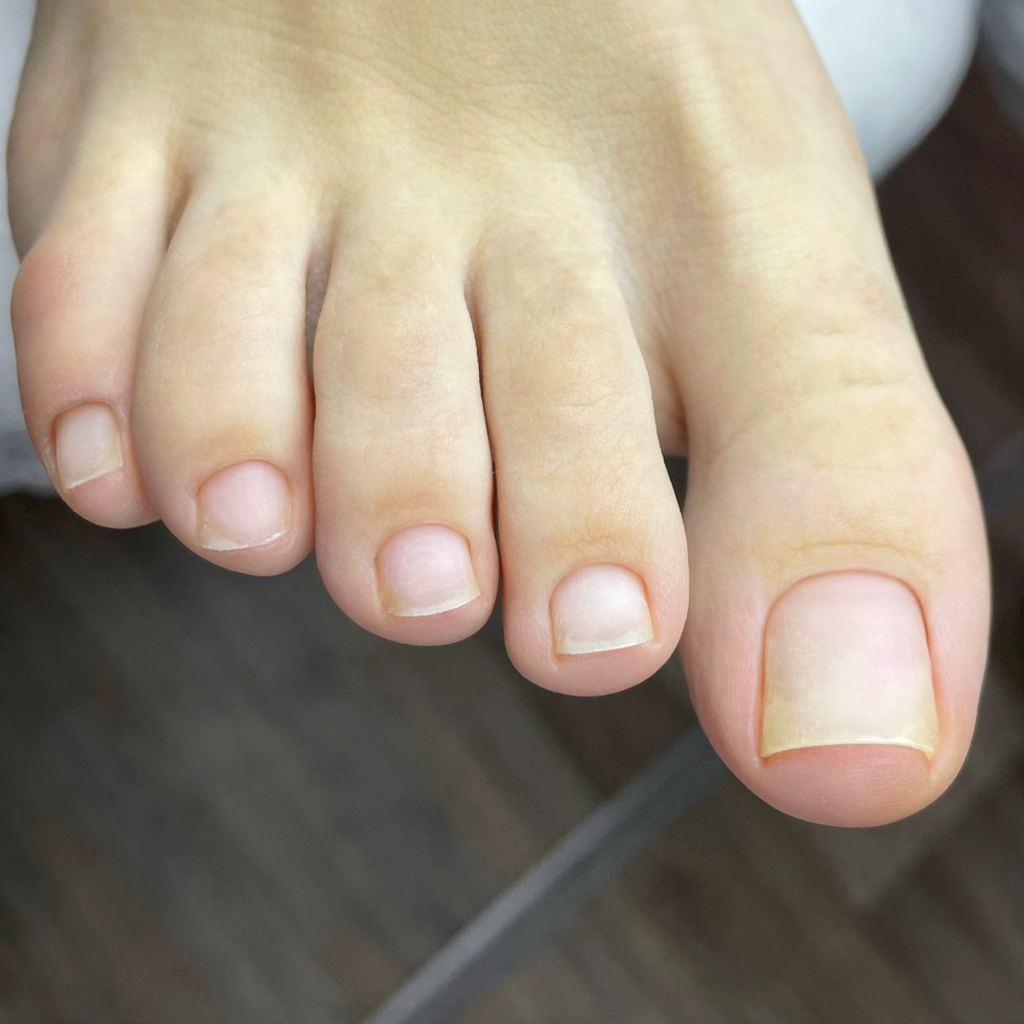 Педикюр Снятие покрытия и обработка пальчиков ног(без дальнейшего покрытия)