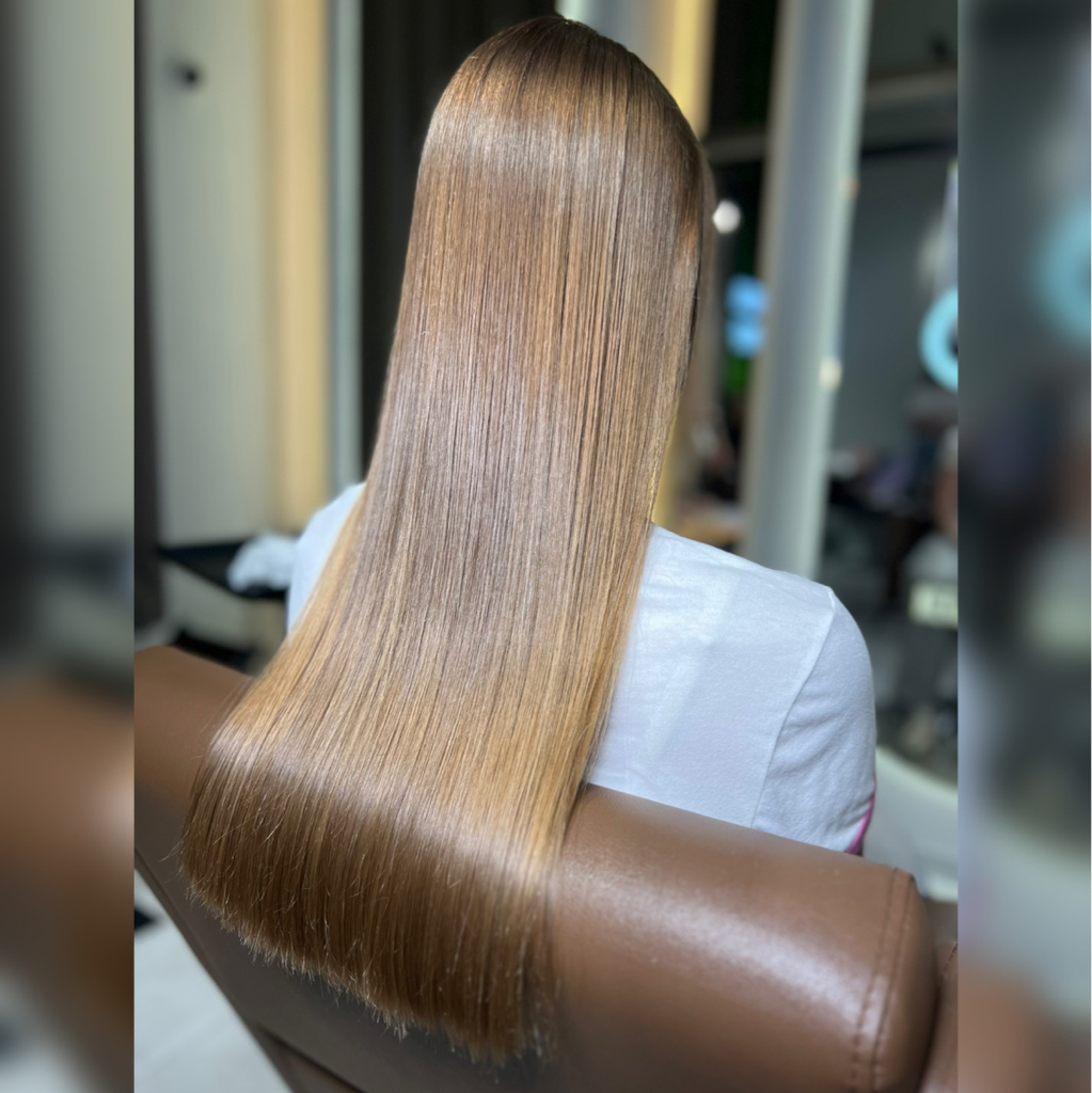 Нанопластика длинные волосы (до лопаток)