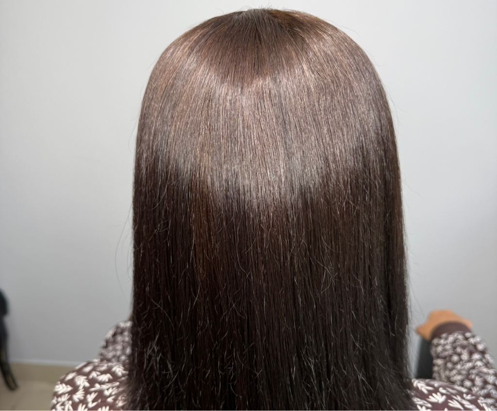 Кератиновое выпрямление (афро волосы)