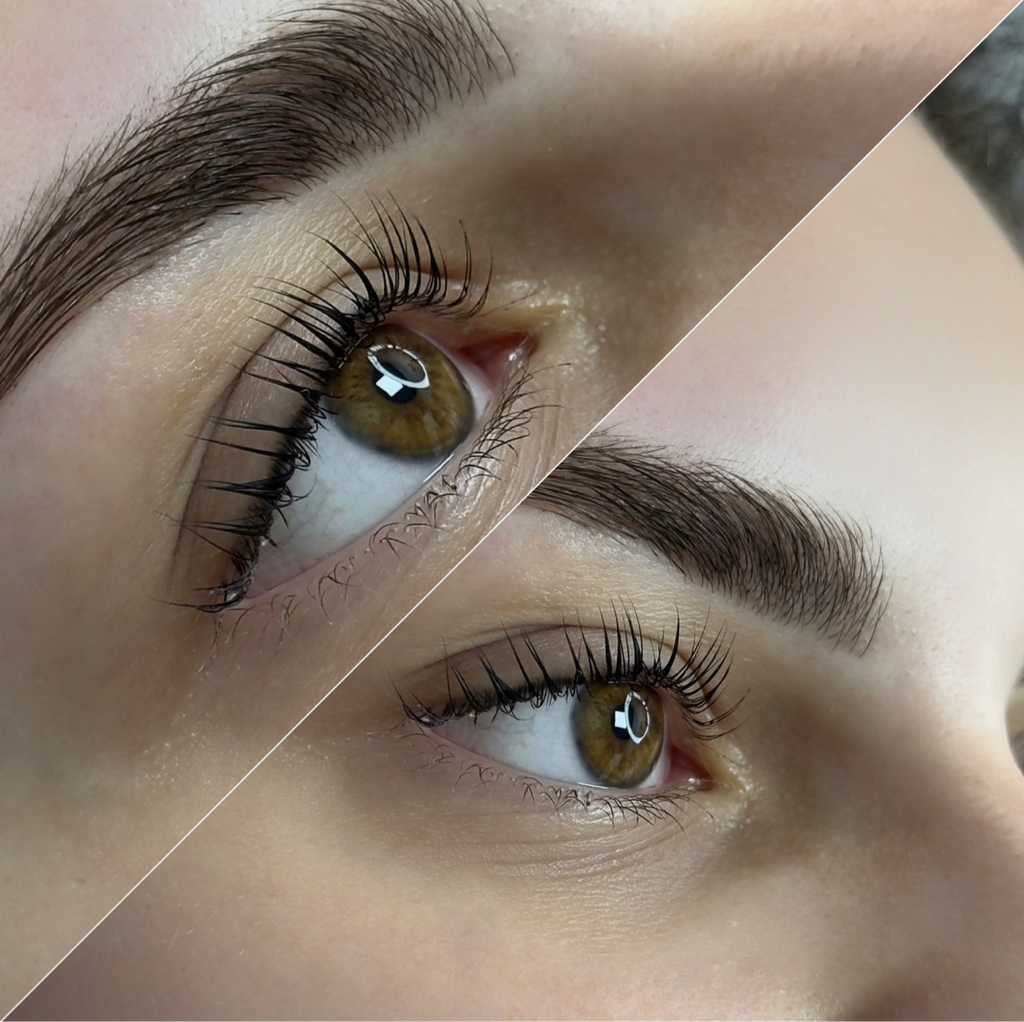 Комплекс: лами ресниц + лами, коррекция и окрашивание бровей