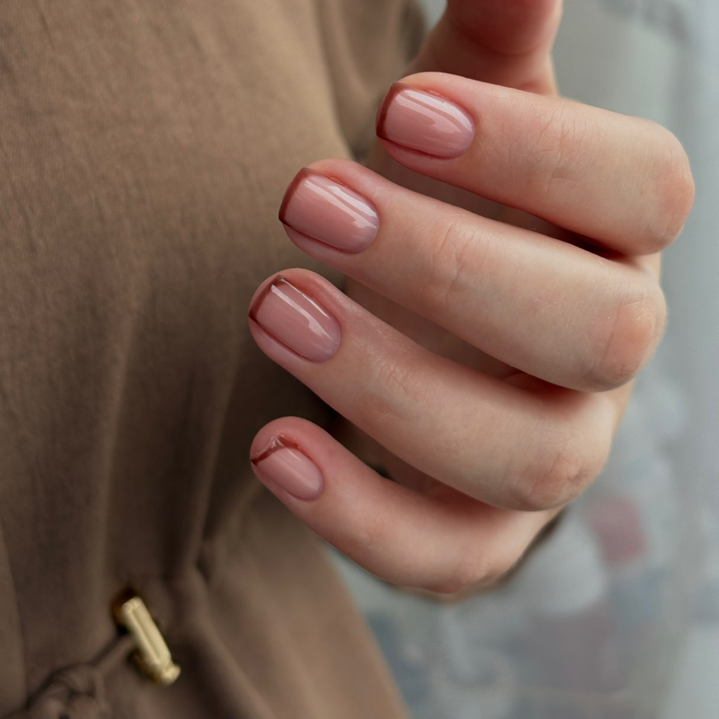 Маникюр с покрытием + френч