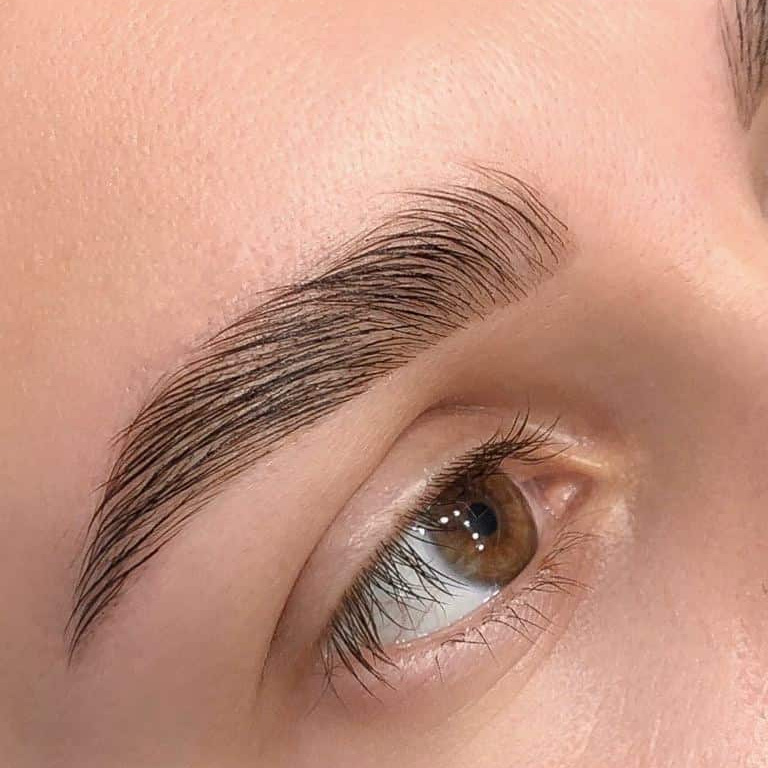 b. Фарбування брів / без корекції