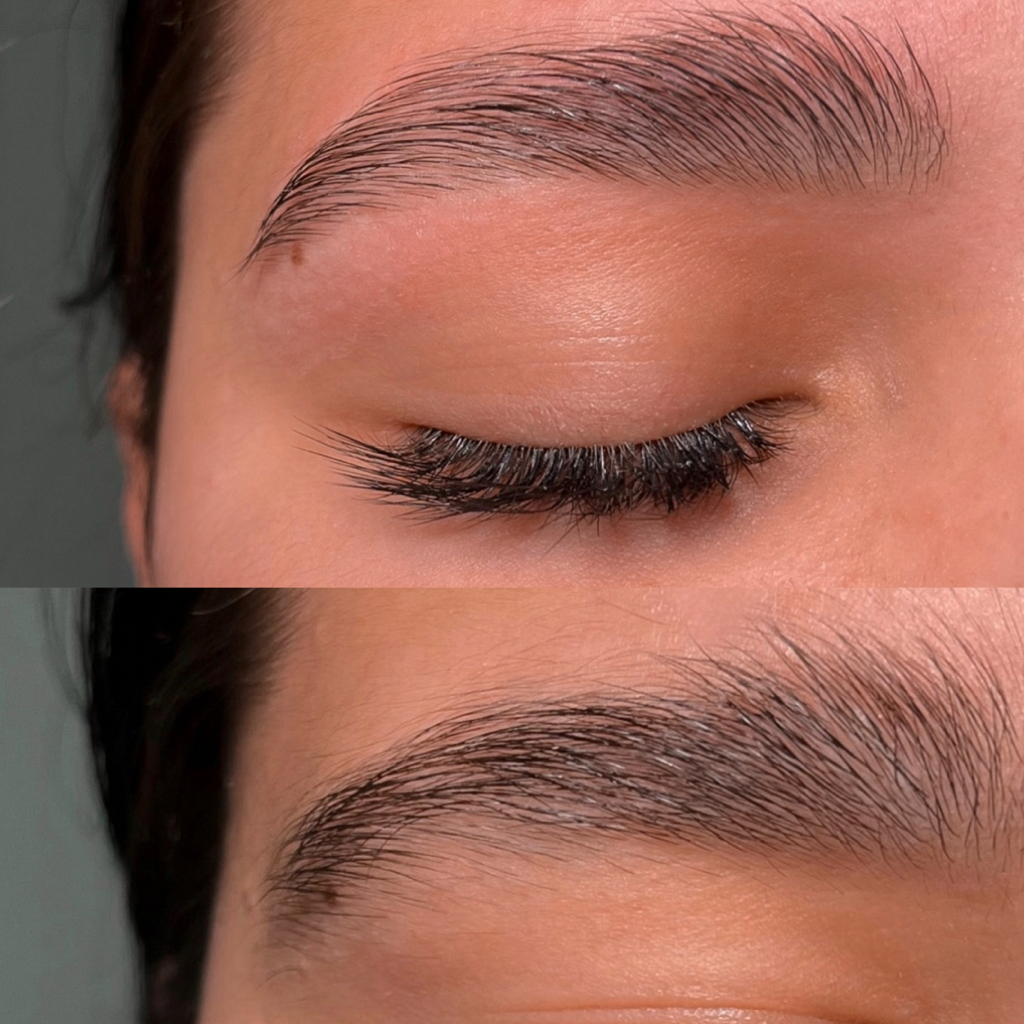 Коррекция бровей