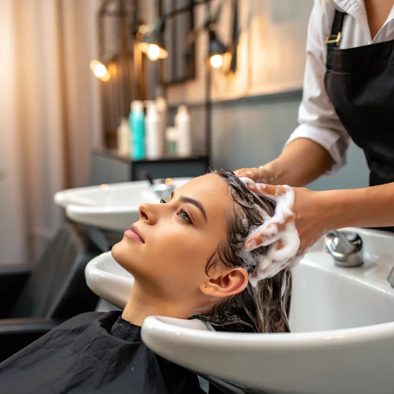 Мытье головы